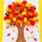 albero in 3d con rotolini di carta