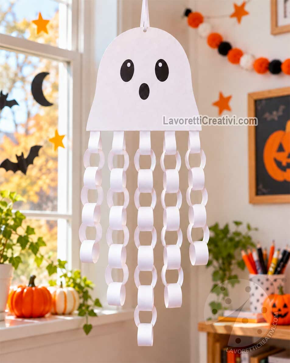 Fantasma con catenelle di carta 7 fantasma con catenelle di carta