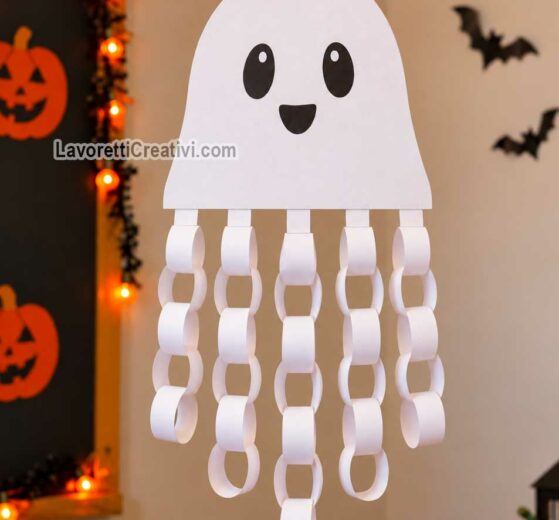 fantasma con catenelle per addobbi