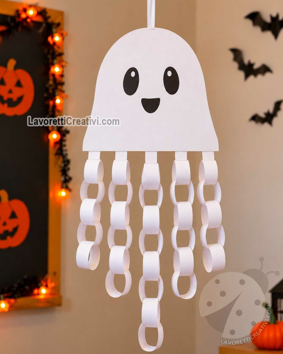 Fantasma con catenelle di carta 10 fantasma con catenelle per addobbi
