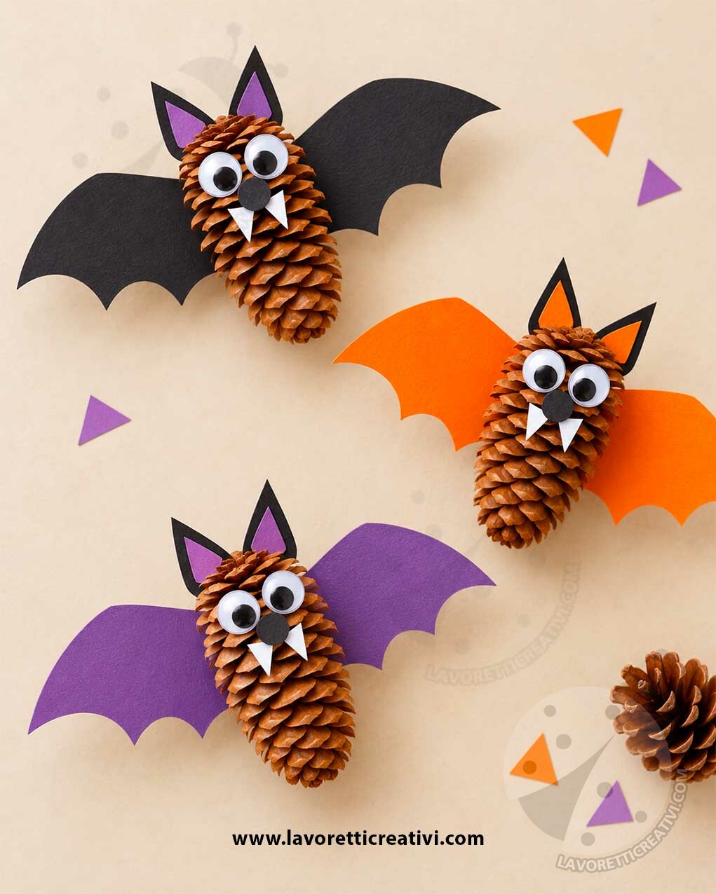 Pipistrelli con le pigne 7 pipistrelli con pigne