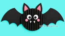 pipistrello di carta a fisarmonica