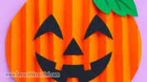 zucca di carta per halloween a fisarmonica