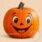 zucca dipinta sorridente